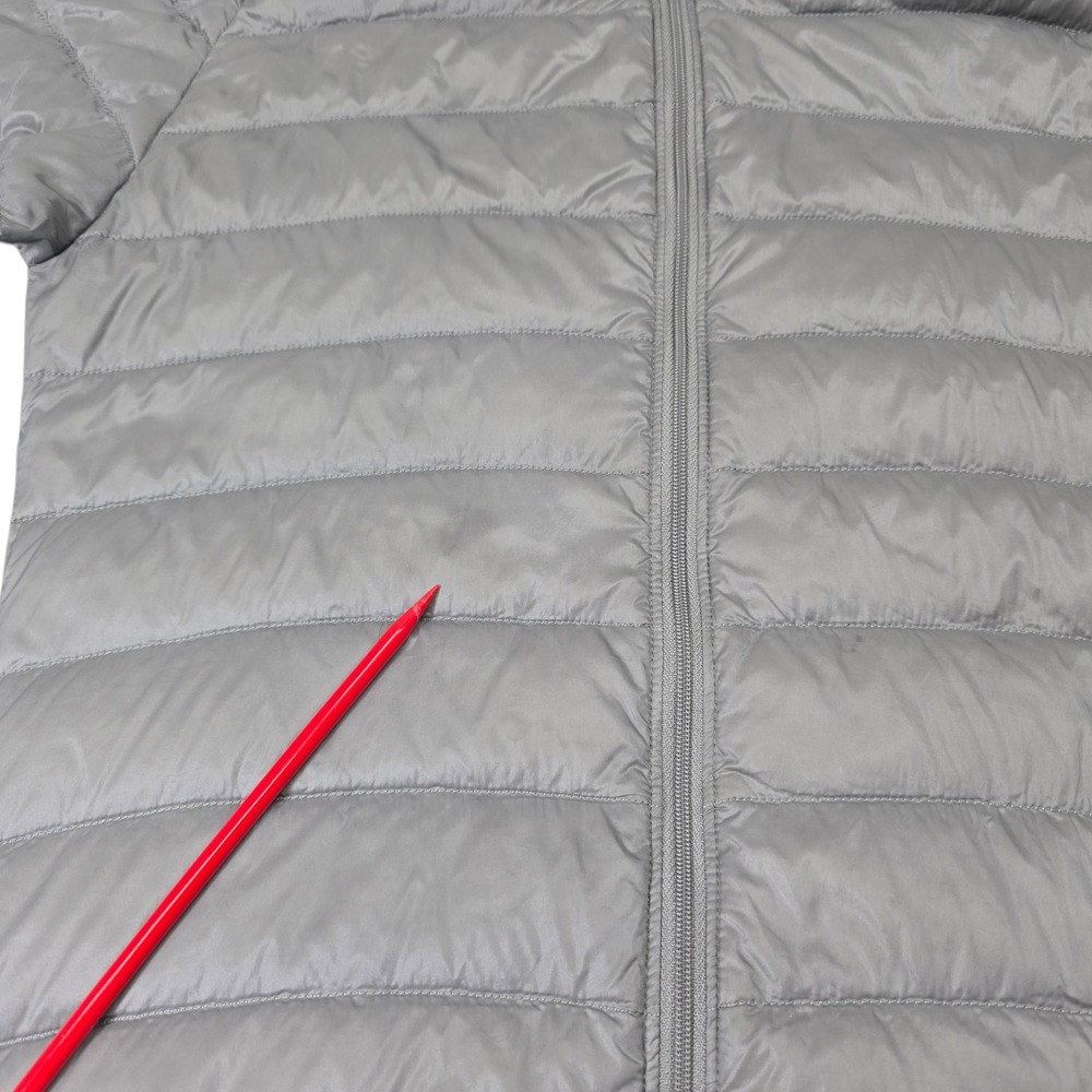 Uniqlo MoMA Keith Haring Silver Puffer Jacket Down Hooded 2014 Special Edition 8 - Picture 13 of 13